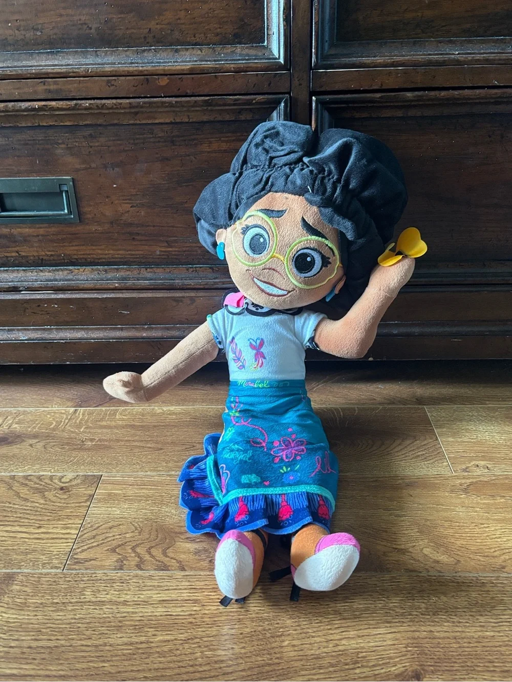 Disney Mirabel Plush Doll in Teal Dress with Yellow Accent